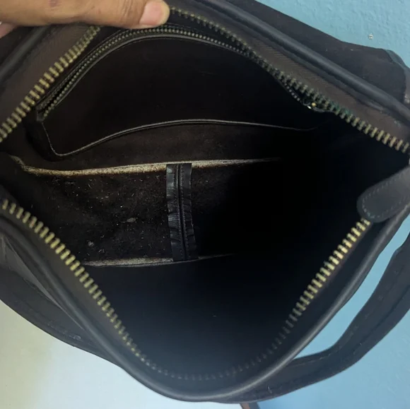Coach Black Leather Bag